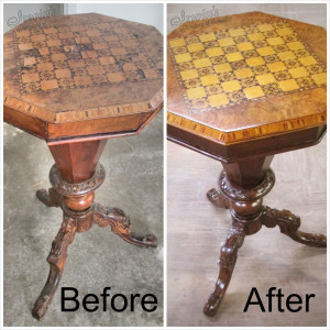 table before after